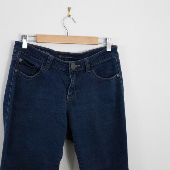 *Revolution Dark Wash Skinny Leg Jegging - Picture 1 of 4
